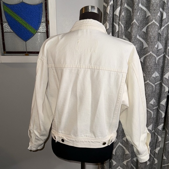 Freeze Vintage White Denim Jacket - Picture 5 of 7
